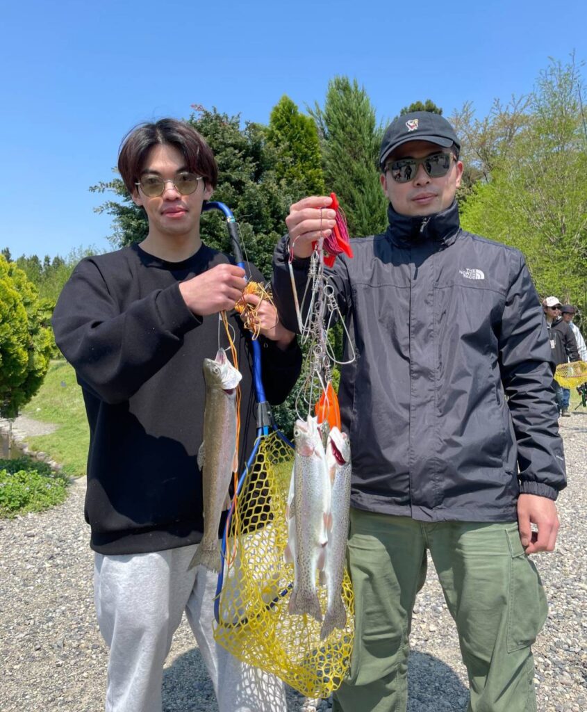 GW初日！沢山の魚が釣れました！ – 五頭フィッシングパーク