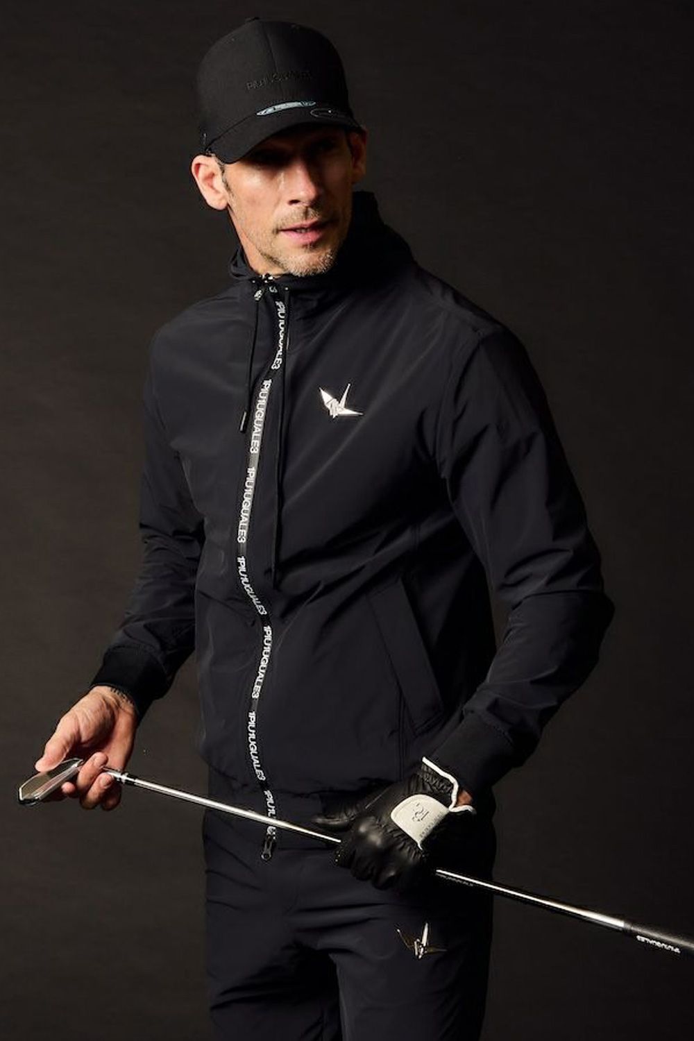 1PIU1UGUALE3 GOLF - 【26SS】 ZIP PARKER / ジップパーカー (ブラック