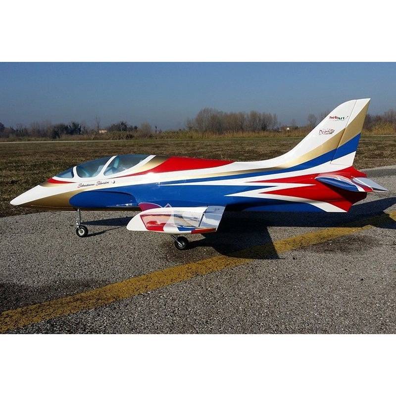 SebArt Mini Avanti S V3 90mm Jet 1,36m ARF (White/Blue) – Gator RC