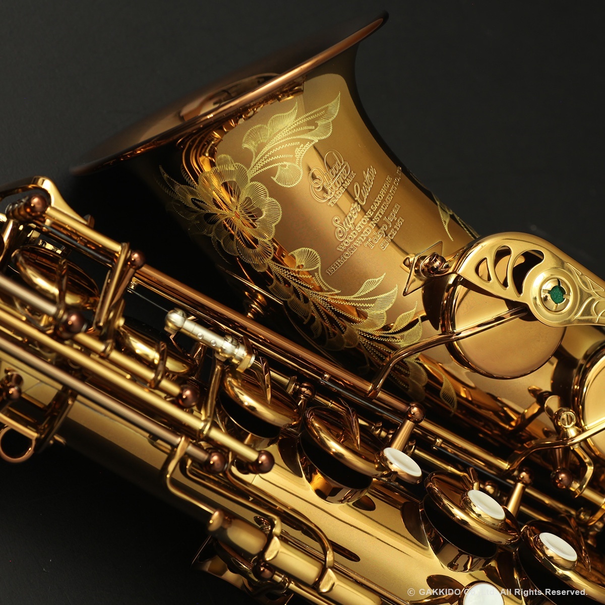 Wood Stone Super Custom アルトサックス ヴィンテージラッカー仕上げ