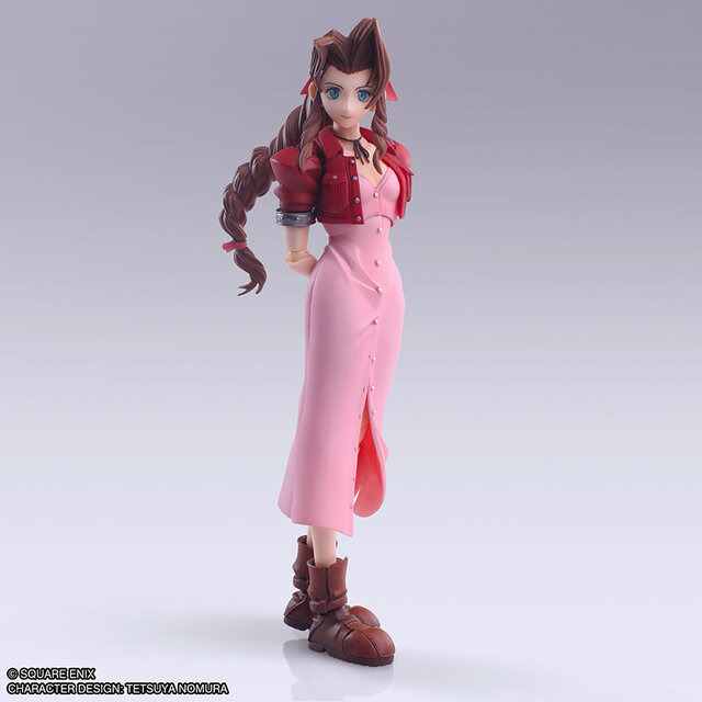FF7』エアリスを“原点の懐かしい姿”で再現！可動フィギュア「BRING