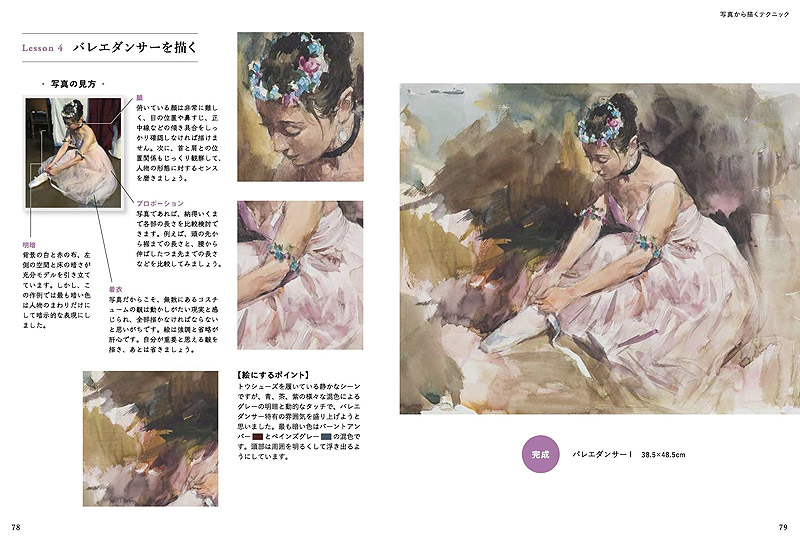 透明水彩で描く ワンランク上の人物画 | 芸術新聞社公式サイト