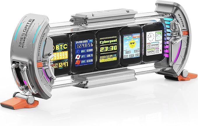 レビュー】Divoom Times Gate ─ 5連ピクセルディスプレイが映す