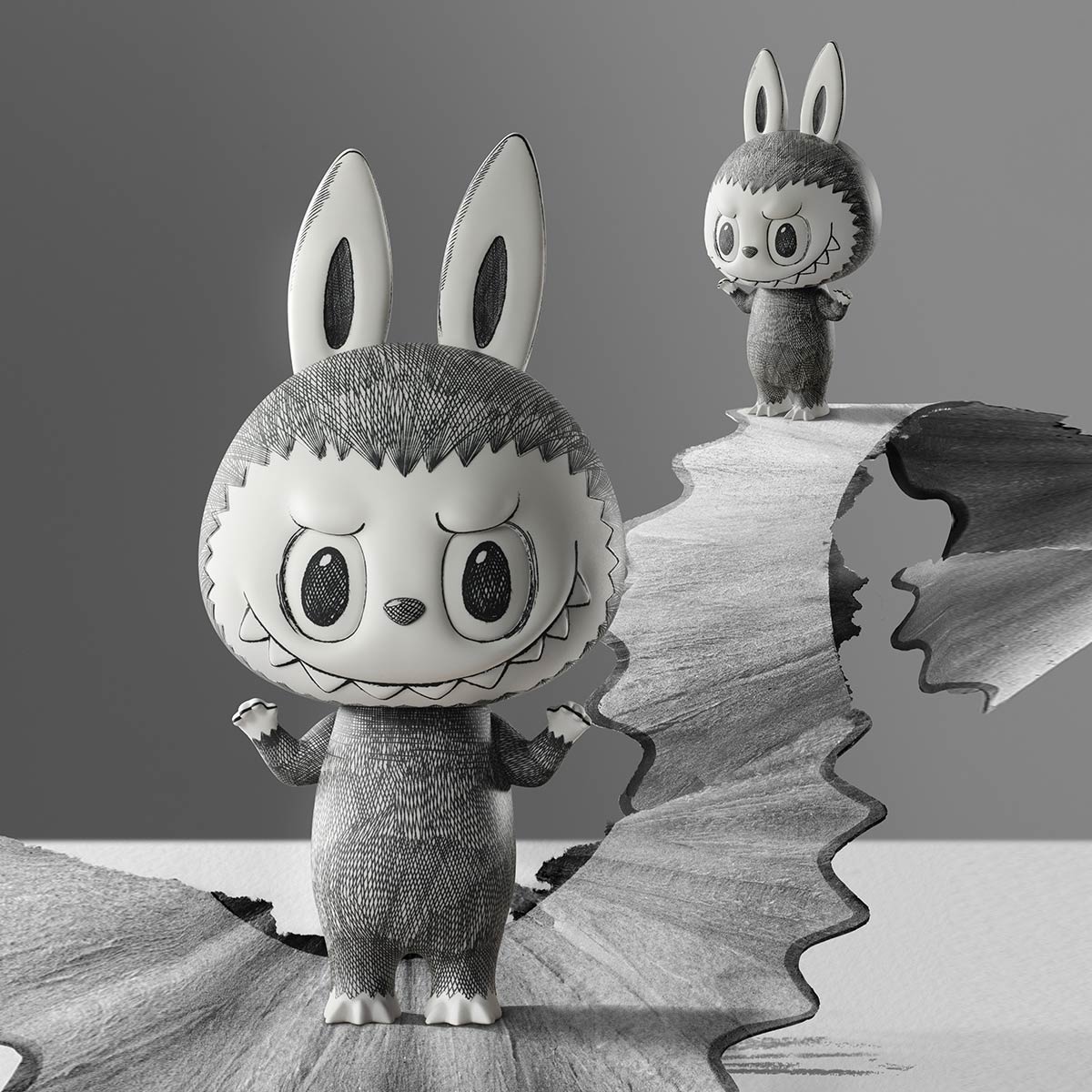 POP MART MEGA LABUBU 400% Sketch – GK Figure