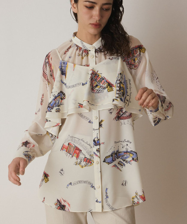 スーヴェニールプリントブラウス / GRACE CONTINENTAL | GRACE