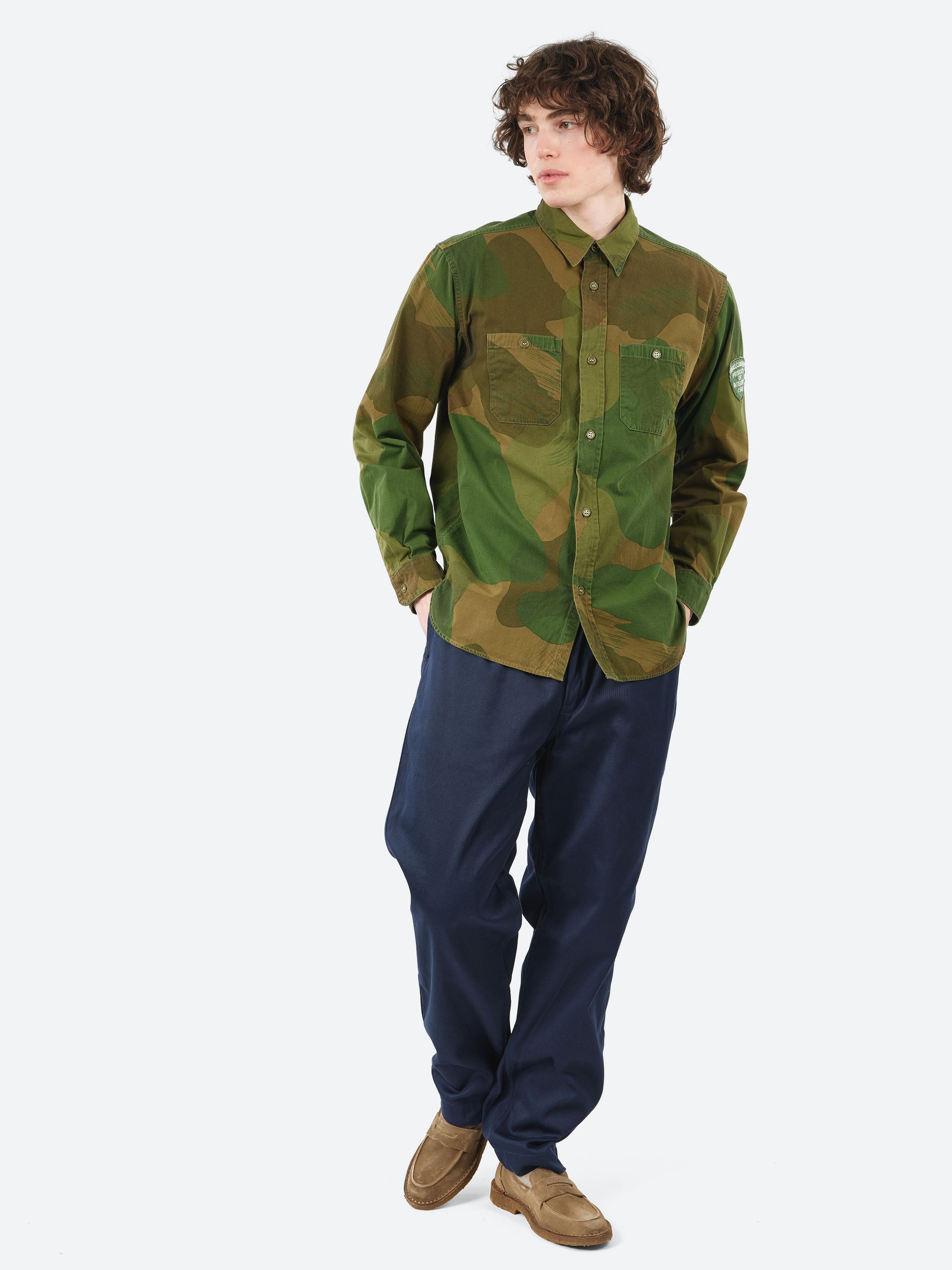 Nigel Cabourn - Utility Shirt in Green – gravitypope