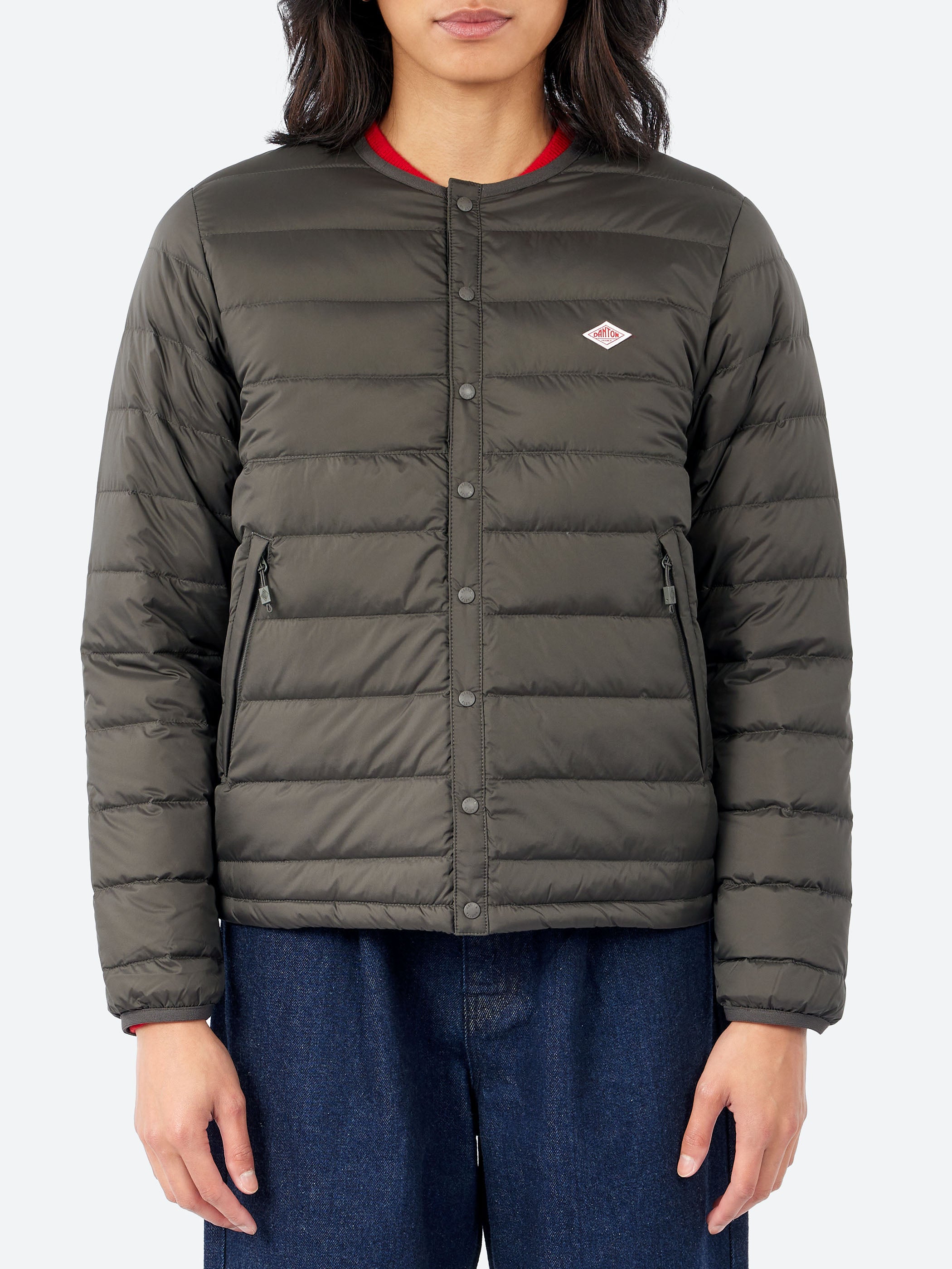 Danton - Women's Inner Down Crewneck Jacket in Iron – gravitypope