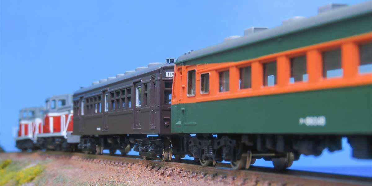 968＞旧型国電 80系 準急「白浜」 7両編成セット｜エコノミーキット｜N