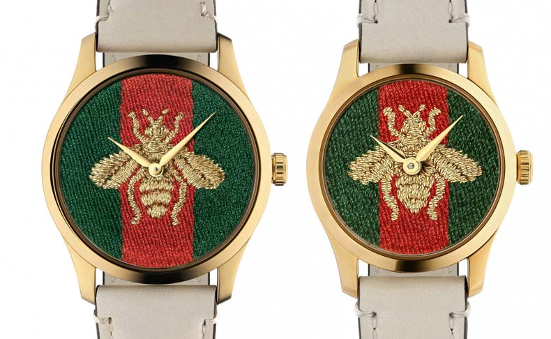 グッチ(GUCCI) アイコニックなグッチ ウェブ ストライプにビーモチーフ