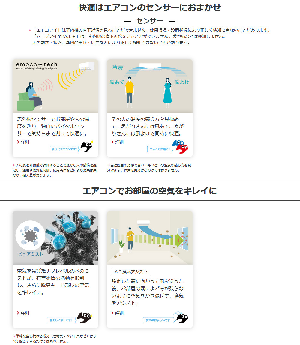MITSUBISHI(三菱電機) 2.2kW 主に6畳用 ルームエアコン 『霧ヶ峰 Z