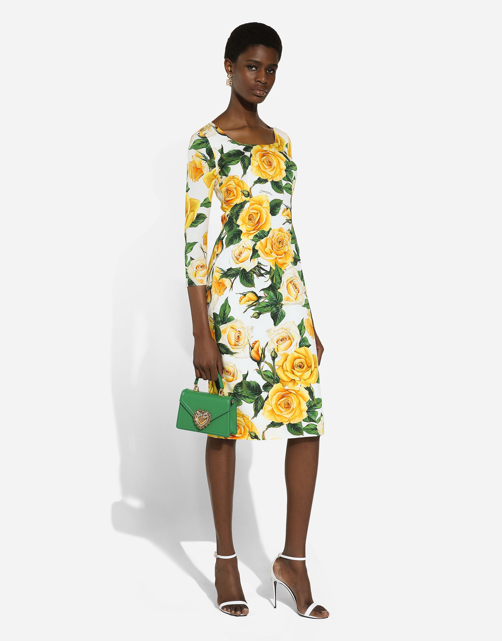 Small Devotion top-handle bag in Green for Women | Dolce&Gabbana® US