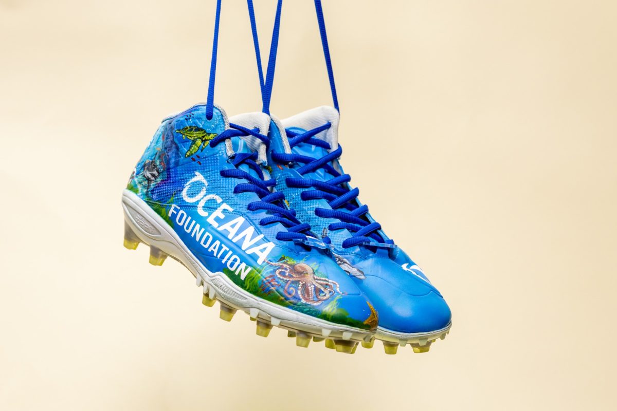 Jimmy Garoppolo wears cleats in support of ocean conservation for
