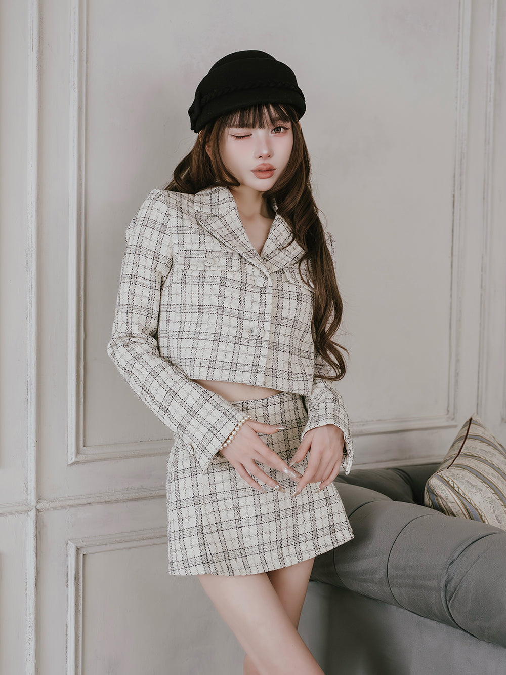 タータンチェックリボンベアトップ – Darich (ダーリッチ)