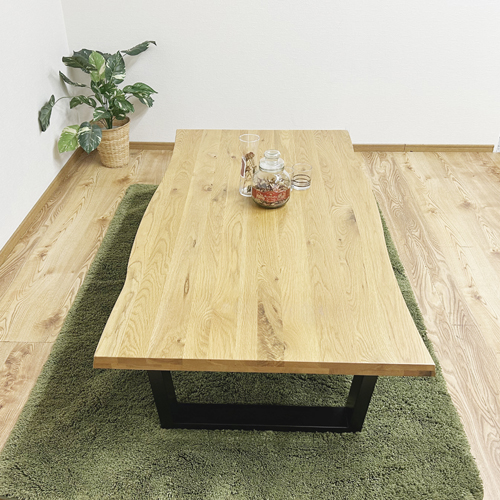 一枚板風座卓テーブル!幅160cmタイプ! VT-01-160-LOW 後藤家具物産株式