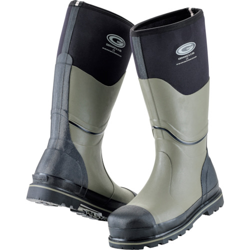 防寒ネオプレンセーフティーブーツ セラミック5.0 26.0 チャコール/黒