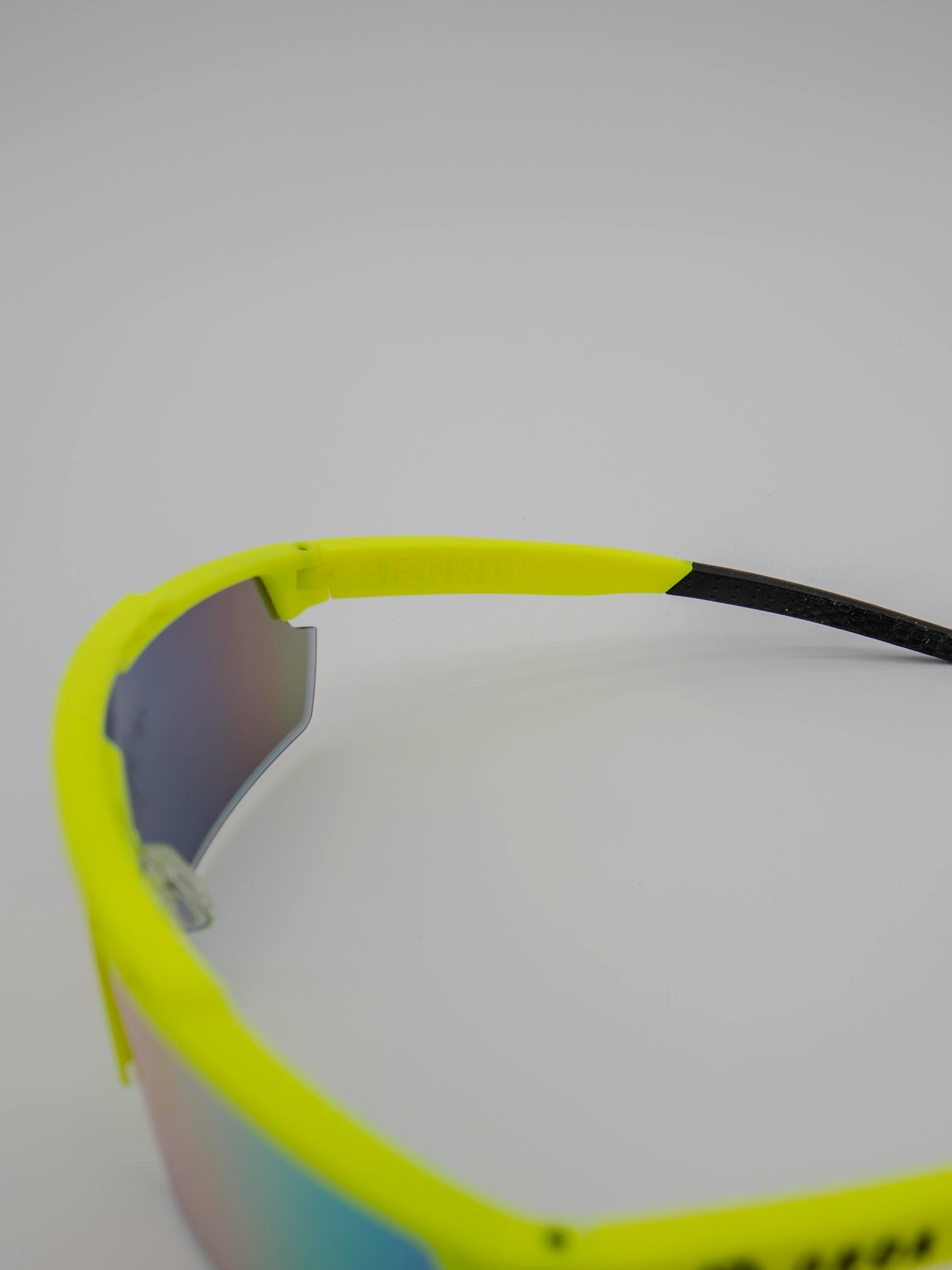 ORDA Benni – Fluro Yellow Velo Grip Frame with Revo Red/Orange Chromo
