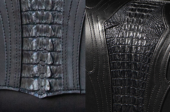 SB-113RCR リアルクロコダイルレザーサドルバッグ | DEGNER