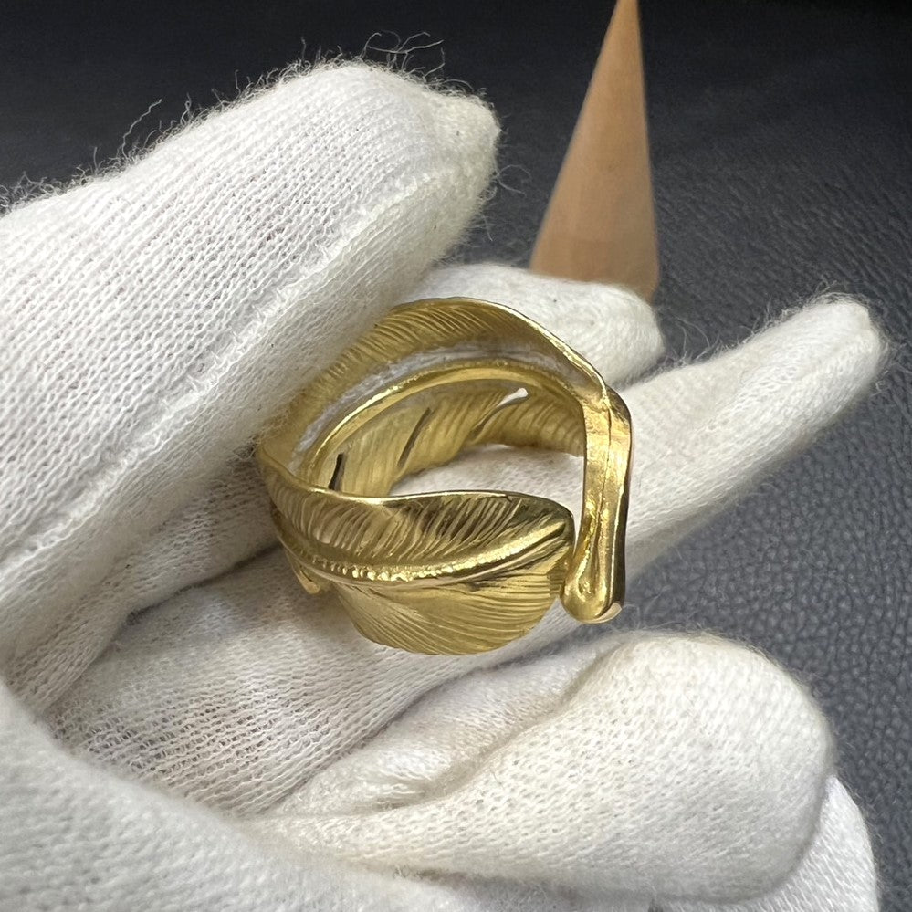 ゴローズ goro's [特注][超希少]メタル付全金フェザーリング(16号