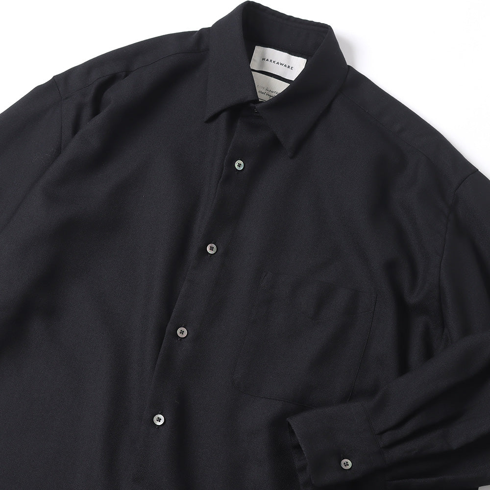 MARKAWARE(マーカウェア) - COMFORT FIT SHIRT ORGANIC WOOL VIYELLA