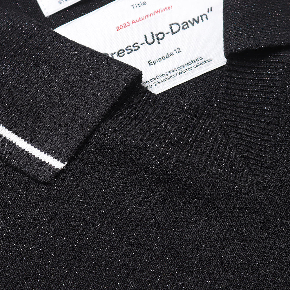 DAIRIKU(ダイリク)Lame Soccer Uniform Knit Pullover (23AW K-9