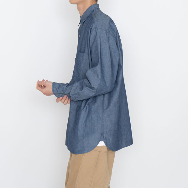 nanamica(ナナミカ) Regular Collar Chambray Shirt SUGF359 (SUGF359