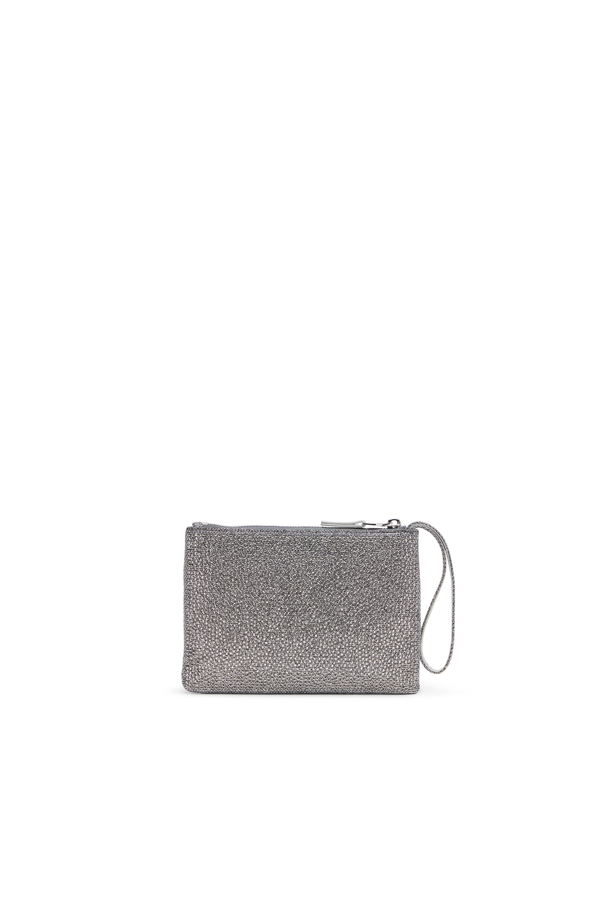 PLAY POUCH II フラットポーチ｜シルバー｜ウィメンズ｜DIESEL