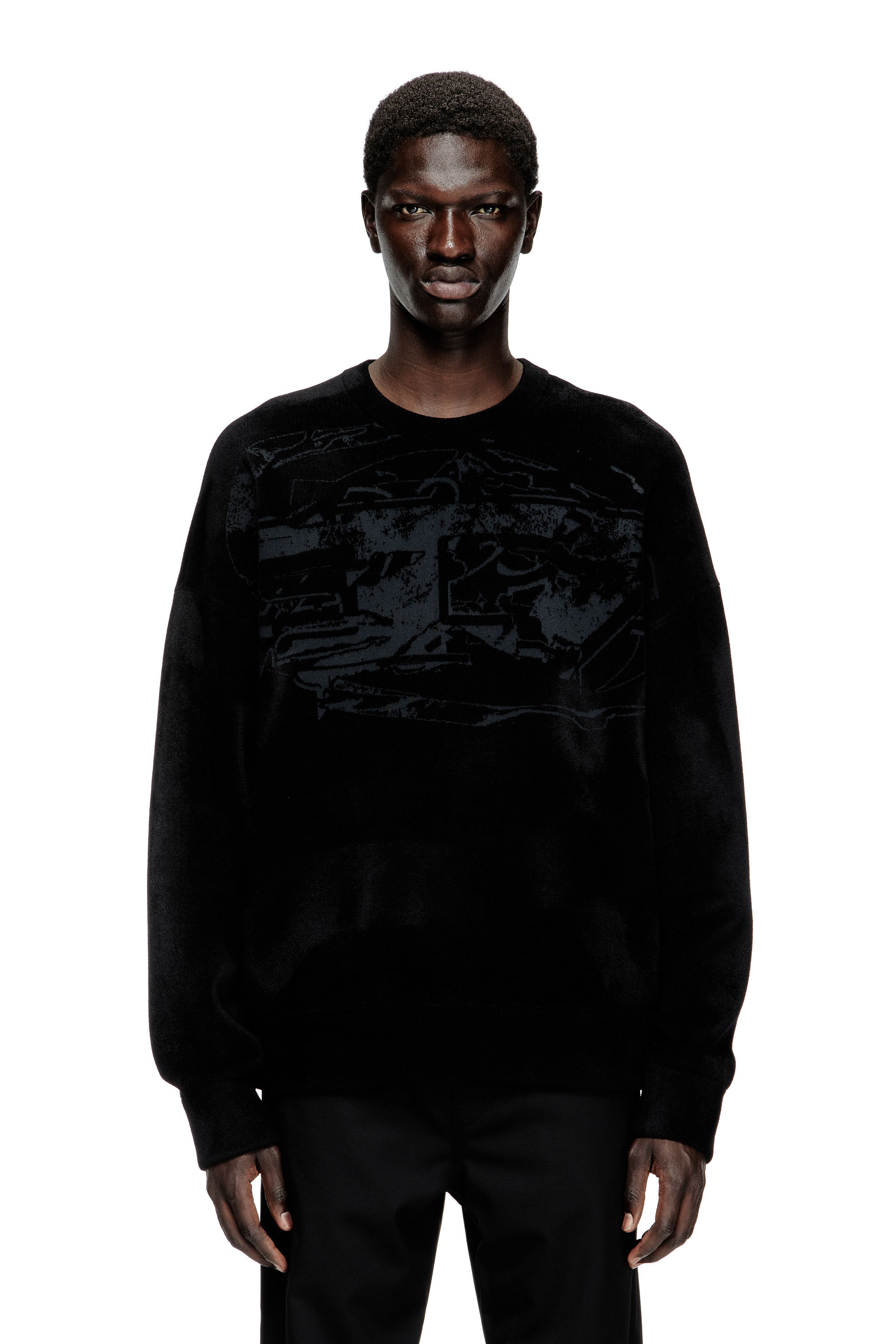 K-TRESA プルオーバーニット｜ブラック｜メンズ｜DIESEL