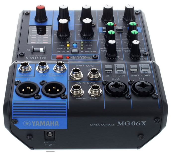 Yamaha MG06X 6 channel mixer with FX | drum-tec
