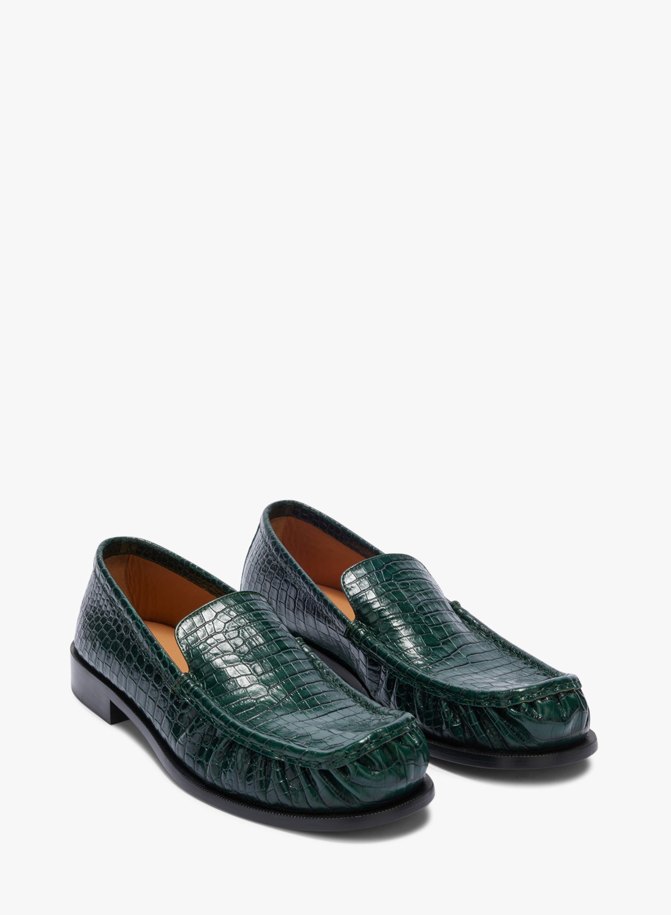Embossed leather loafers - Spring-Summer Men | Dries Van Noten
