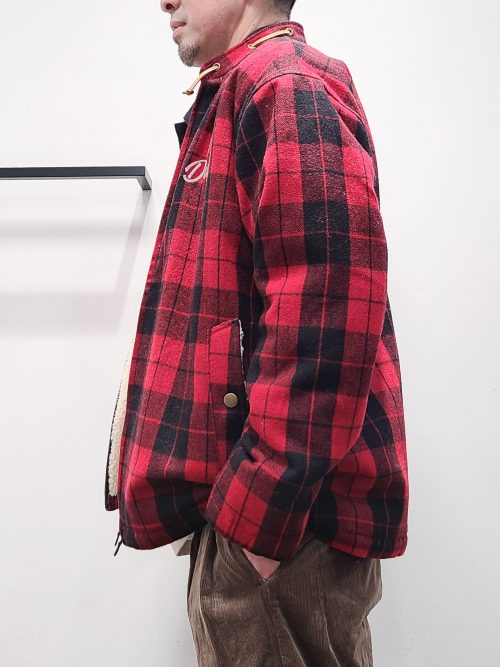 24AW】バッファローチェック ボアアウターコーデ【RED】 – The DUFFER