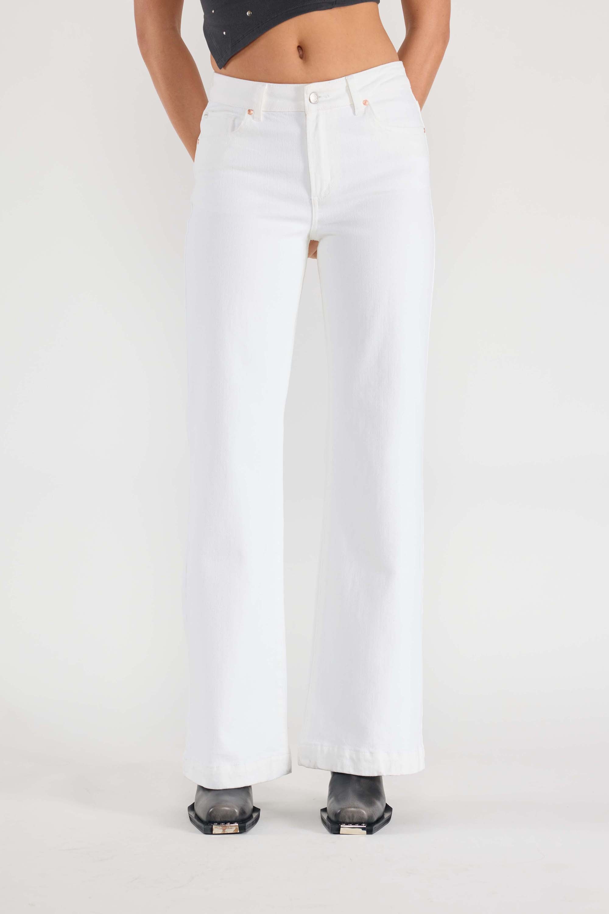 Shop High Rise Baggy Cuffed Wide Leg Jeans – Shop ENJEAN
