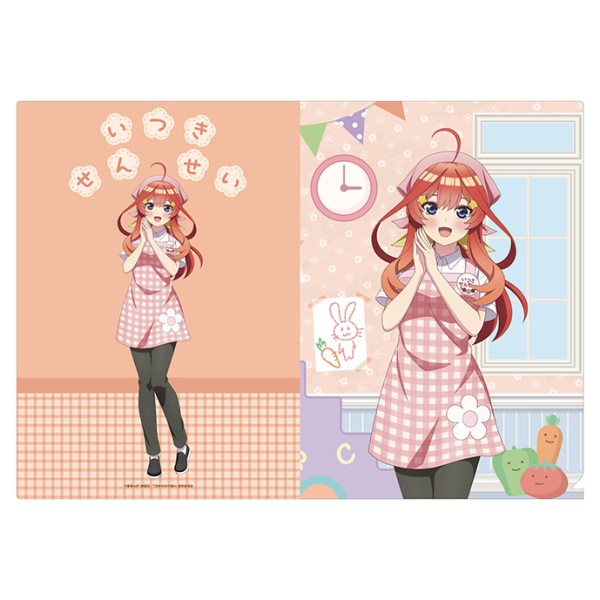 五等分の花嫁* A4クリアファイル(いつつごようちえん) /(5)中野五月