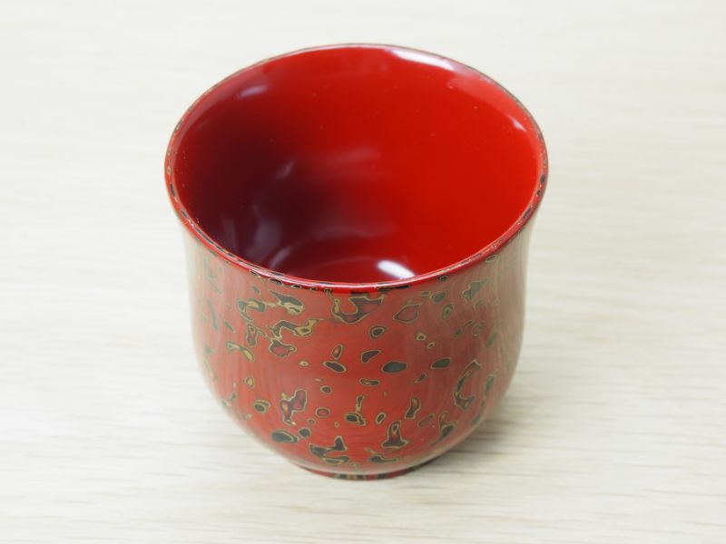 唐塗 夫婦お猪口セット（呂上 赤上） - 津軽塗専門店 恵比須屋