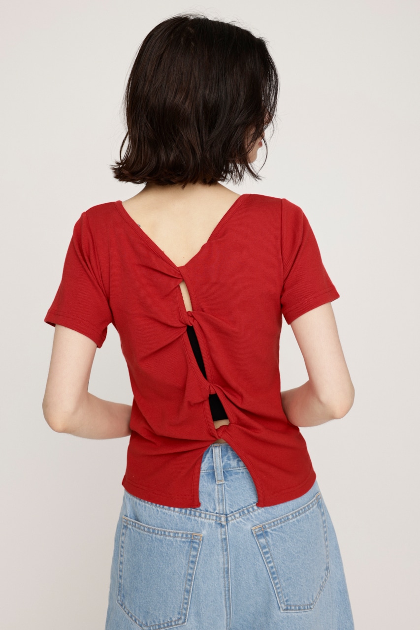 SLY | 2WAY HOLE CUT トップス (Tシャツ・カットソー(半袖) ) |SHEL