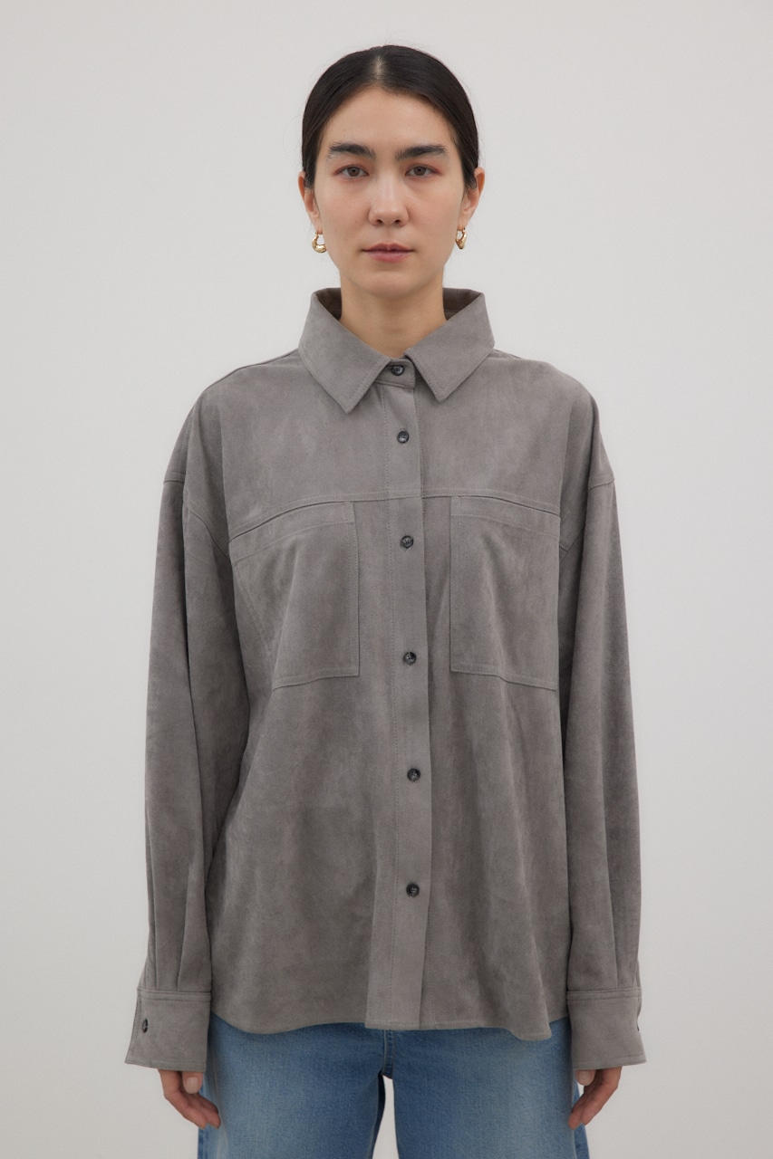 AZUL BY MOUSSY | フェイクスエードシャツ (シャツ・ブラウス ) |SHEL