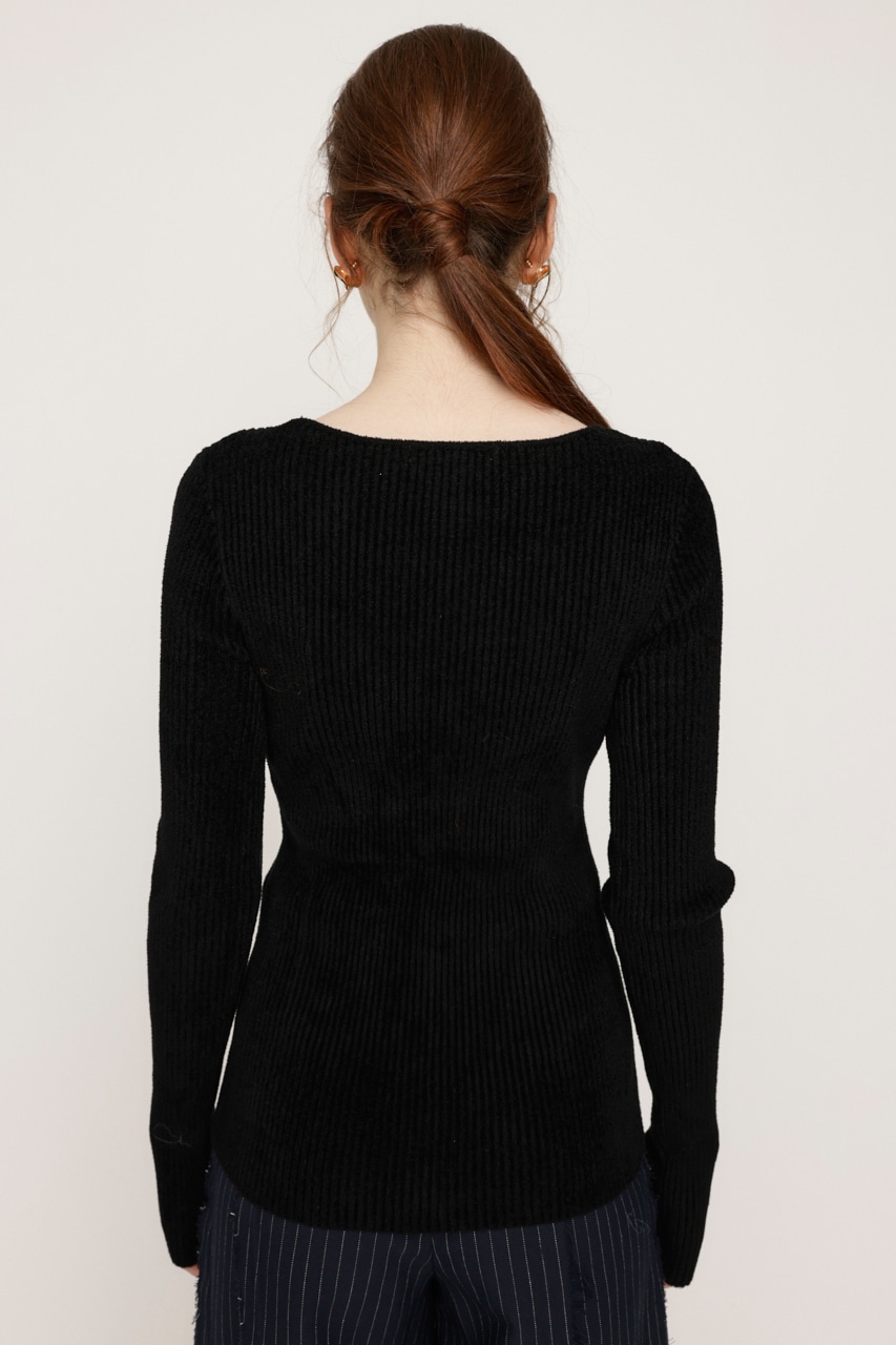 SLY | FRONT HOOK MOLE YARN トップス (ニット ) |SHEL'TTER WEBSTORE