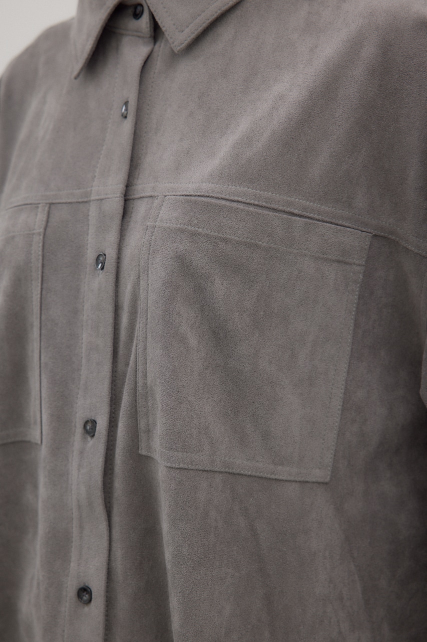 AZUL BY MOUSSY | フェイクスエードシャツ (シャツ・ブラウス ) |SHEL