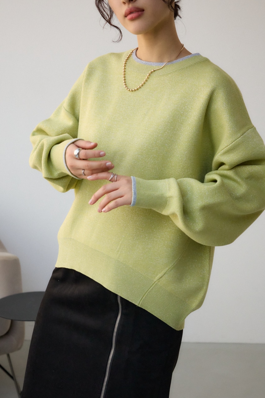 AZUL BY MOUSSY | スウェットライクジャガードニット (ニット ) |SHEL