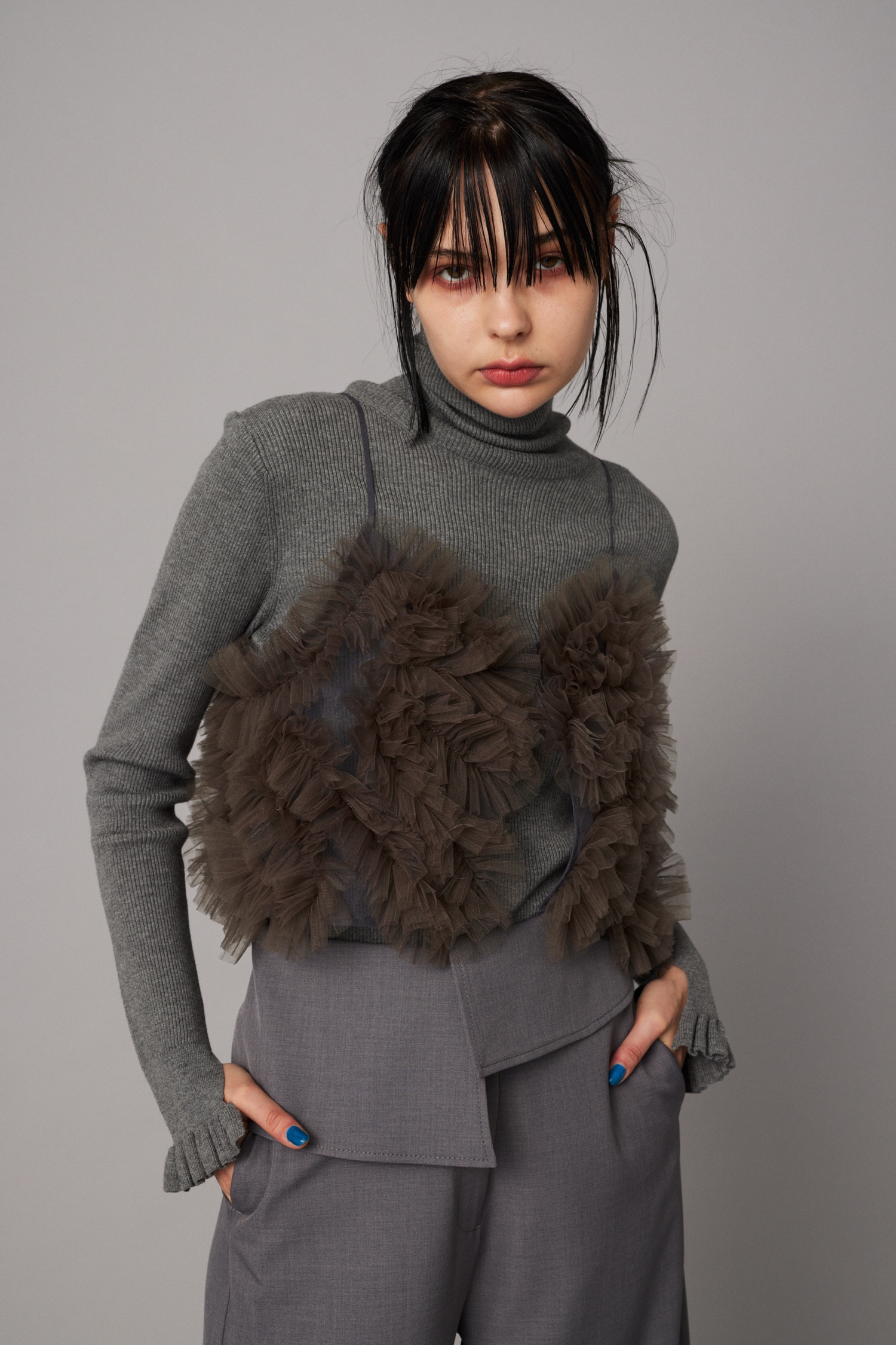 HeRIN.CYE | Many frill bustier (キャミソール ) |SHEL'TTER WEBSTORE