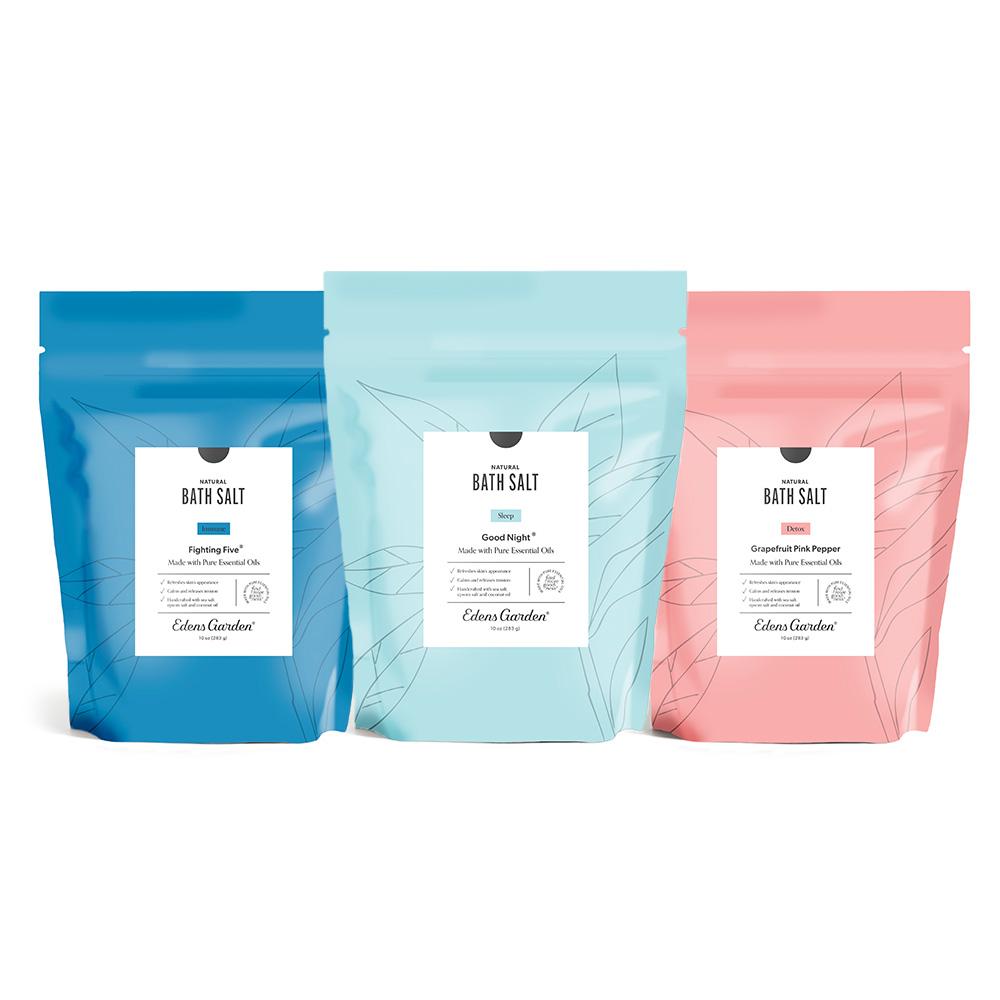 Create Your Own | Essential Oil Bath Salt 3 Set | Edens Garden