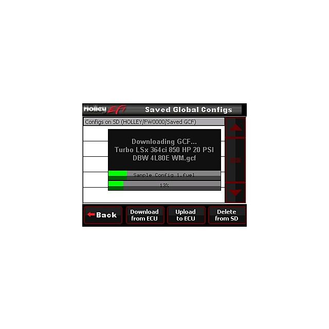 Holley EFI 553-108 Display 3.5-in LCD Touchscreen Holley