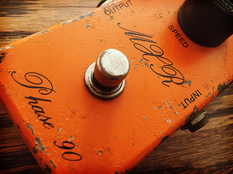 ビンテージMXR Phase90 1974年製 Script Logo BUD BOXをレビュー