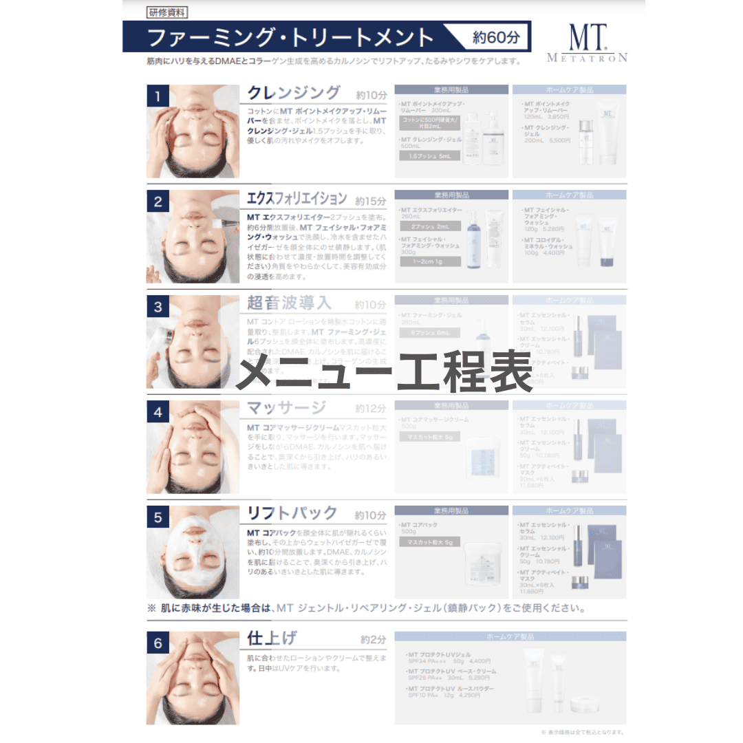 MTメタトロン敏感肌コース導入セット】センシティブケアライン（敏感肌