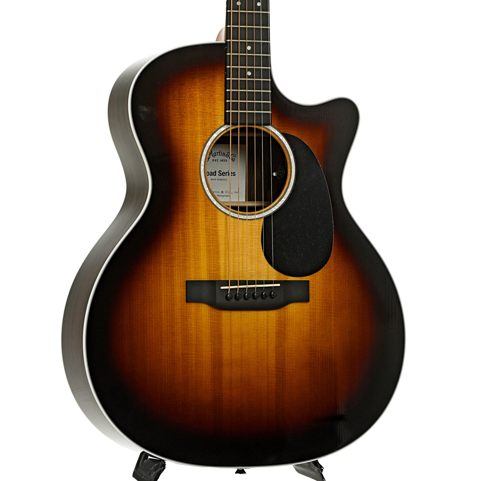 Martin GPC-13E Burst, Ziricote Cutaway Guitar with Pickup & Gigbag