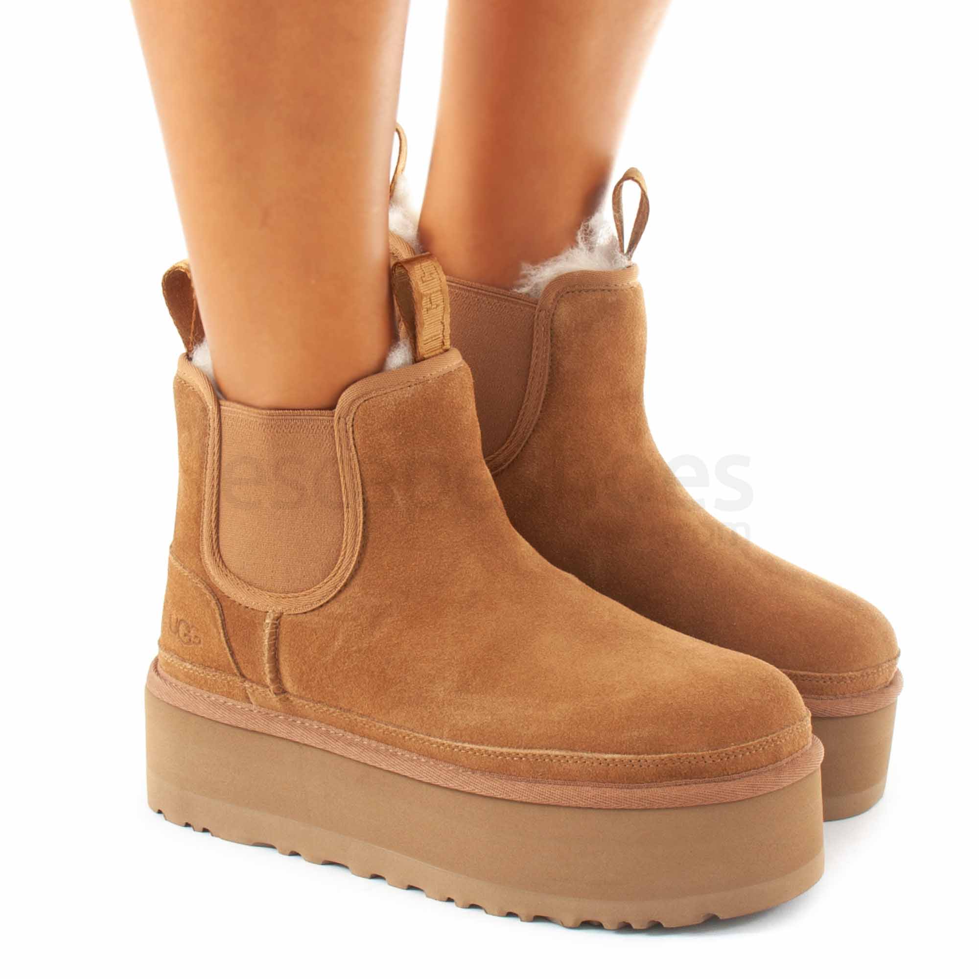 Boots UGG Neumel Platform Chelsea Chestnut 1134526