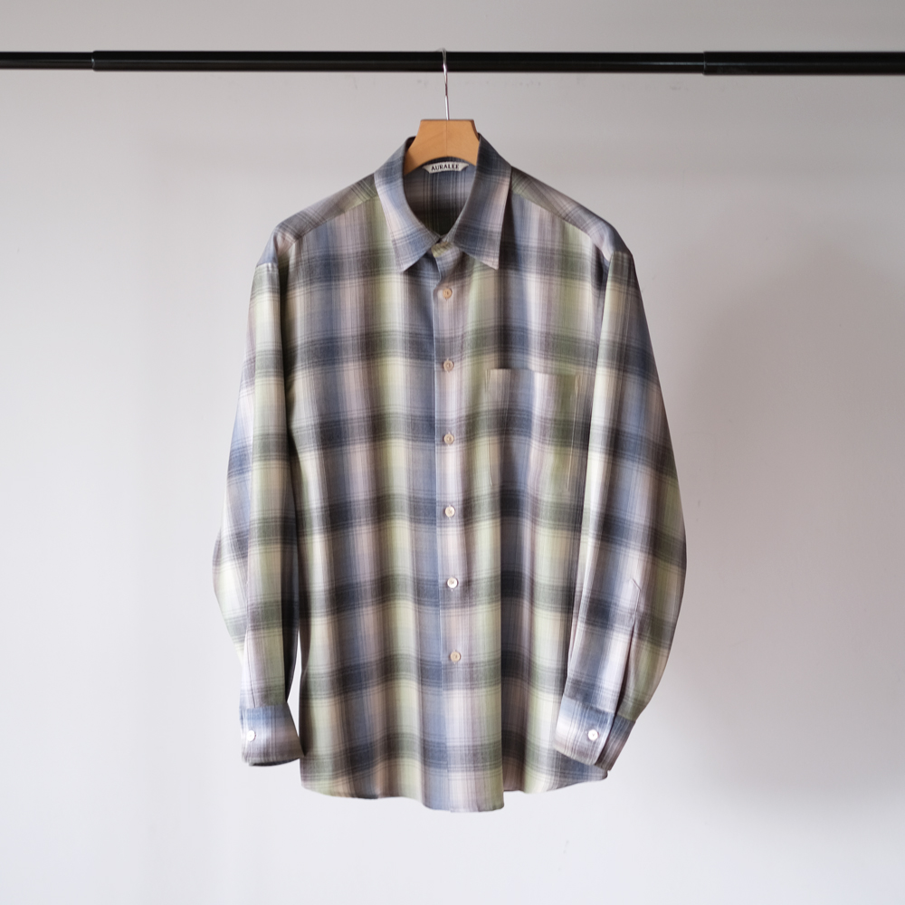 Super Light Wool Check Shirt | EUREKA FACTORY HEIGHTS