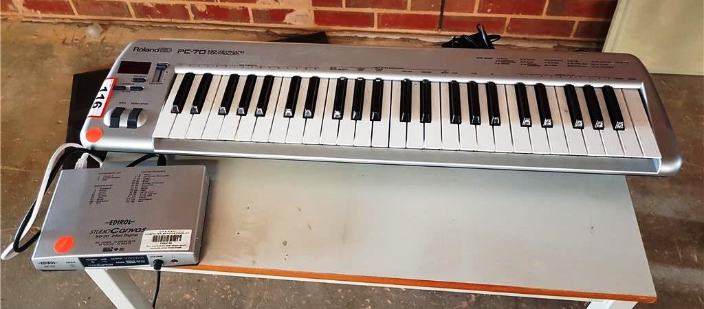 MIDI Keyboard, Roland ED PC-70 with Edirol StudioCanvas SD-20