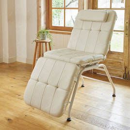 手動ラウンジチェア SHIFFON Jr-S （シフォンジュニア エス）ホワイト