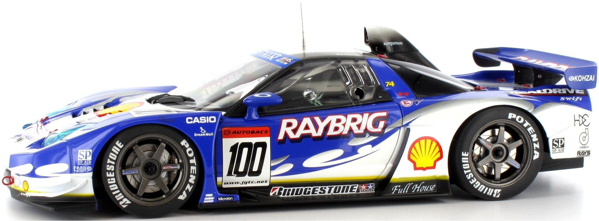 AUTOart 1:18 Scale Honda NSX JGTC 2004 Raybrig #100. ezToys
