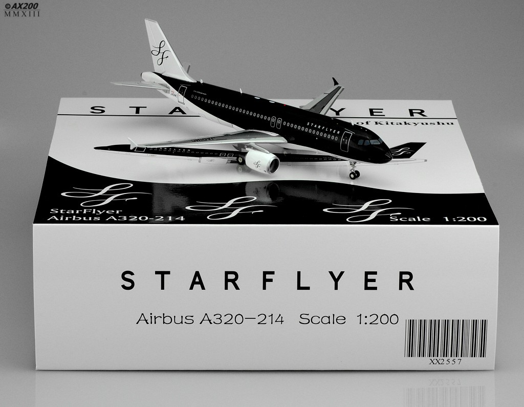 JCwings Starflyer A320 Reg# JA01MC 1:200 Scale Item: JC2SFJ557